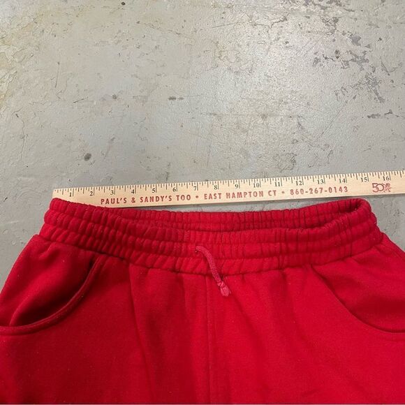 NBA Basketball Team Patch Red Sweatpants Size XL - Picture 6 of 10